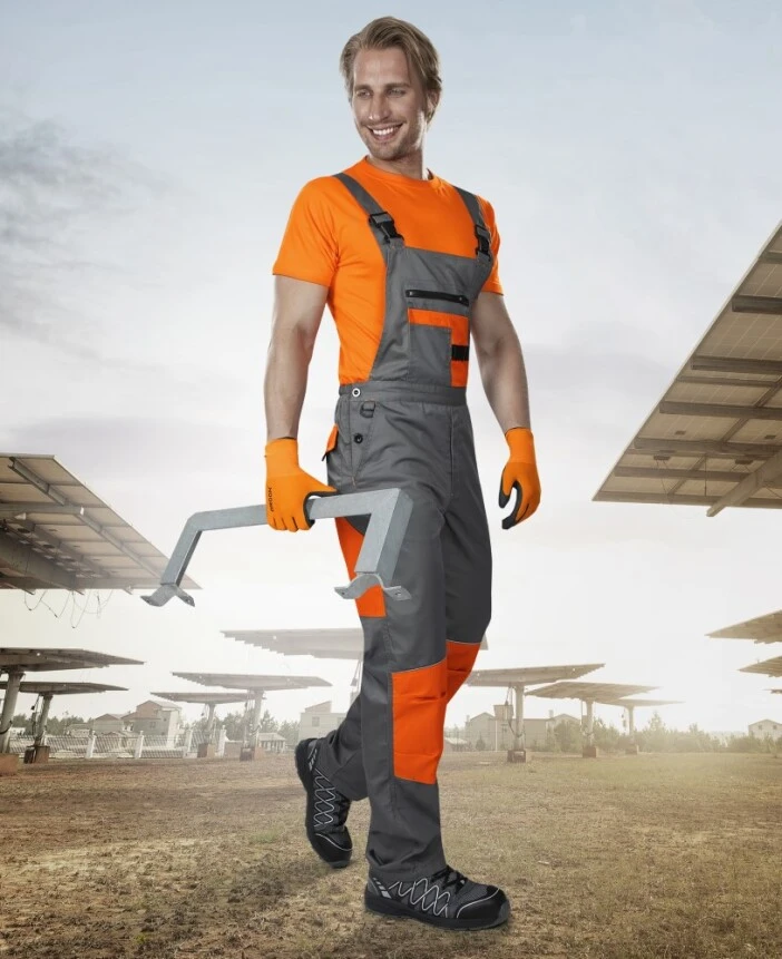 2STRONG, Pantaloni cu pieptar din poliester și bumbac, 235 g/mp [4]