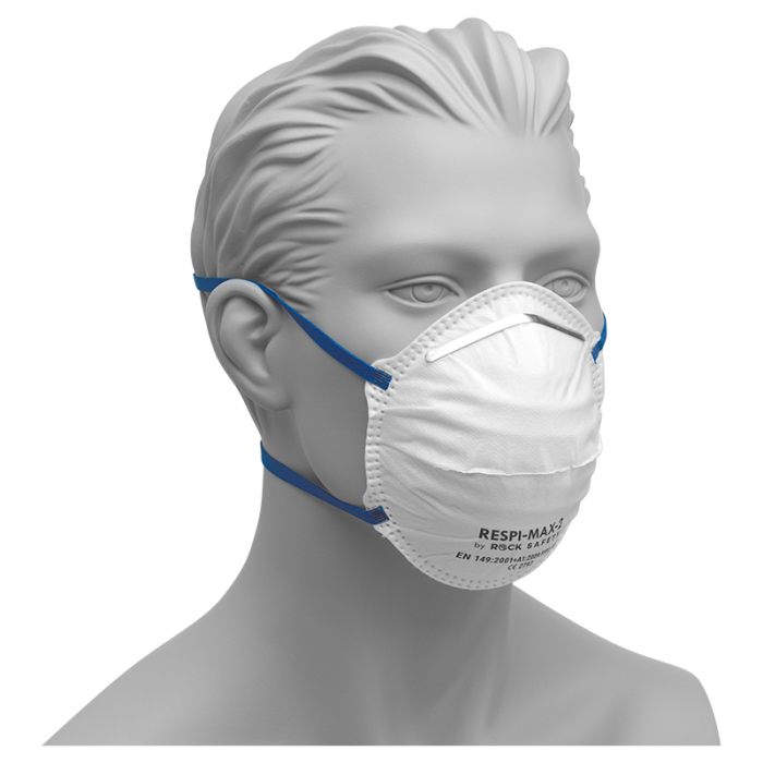 RESPI-MAX-2, Semimască de protecție respiratorie FFP2 fără supapă, material nețesut [2]
