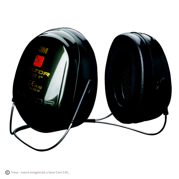 3M™ PELTOR™ OPTIME™ II H520B, Antifoane externe din ABS și spumă PU, cu prindere pe ceafă, 31 dB [1]