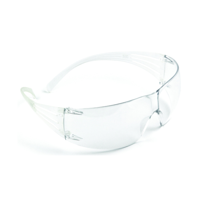 3M SECUREFIT SF201AF, ochelari de protecție cu lentilă incoloră, tratament anti-ceață (AF), tehnologie autoajustabilă 3M Pressure Diffusion Temple (PDT) [1]