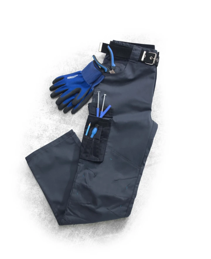 4TECH 02, Pantaloni în talie din poliester și bumbac, 240 g/mp [3]