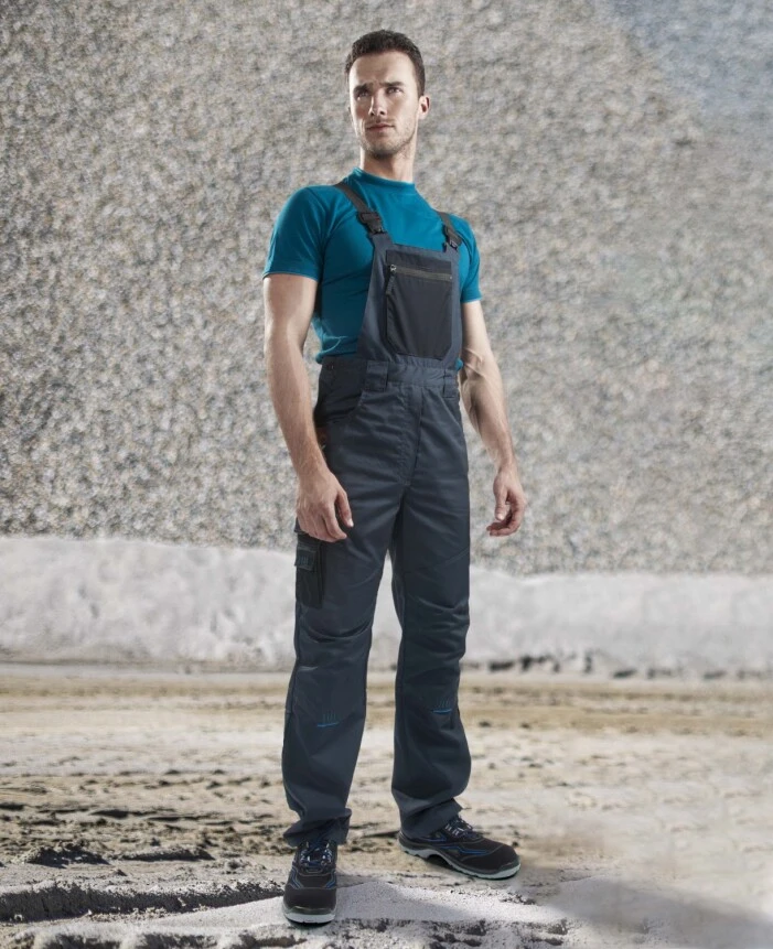 4TECH 03, Pantaloni cu pieptar din poliester și bumbac, 240 g/mp [2]