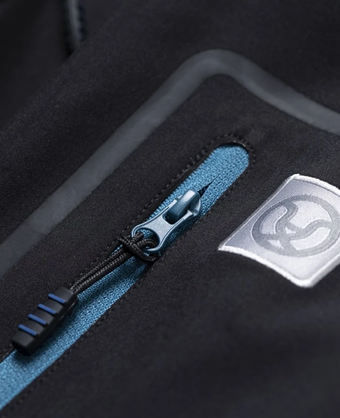 4TECH, Jachetă tip Softshell cu glugă detașabilă din poliester și membrană TPU, 310 g/mp [4]