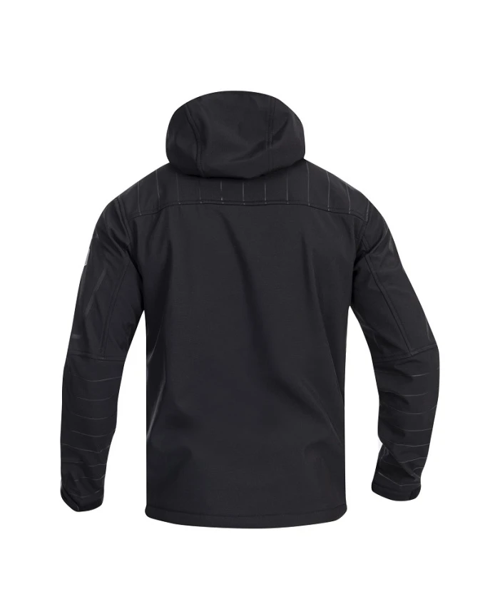 4TECH, Jachetă tip Softshell cu glugă detașabilă din poliester și membrană TPU, 310 g/mp [2]