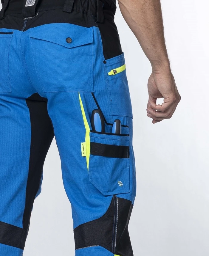 4XSTRETCH, Pantaloni cu pieptar de lucru din bumbac și elastan Amalytton®, 250 g/m² [4]
