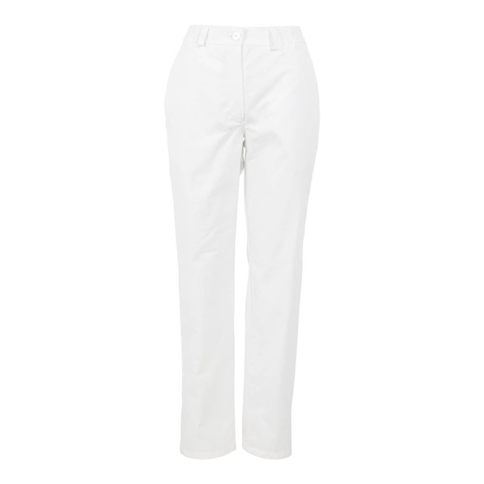 RENANIA ADRIATIC WOMAN G33030, Pantaloni de bucătar de damă albi din bumbac și fibre sintetice [3]
