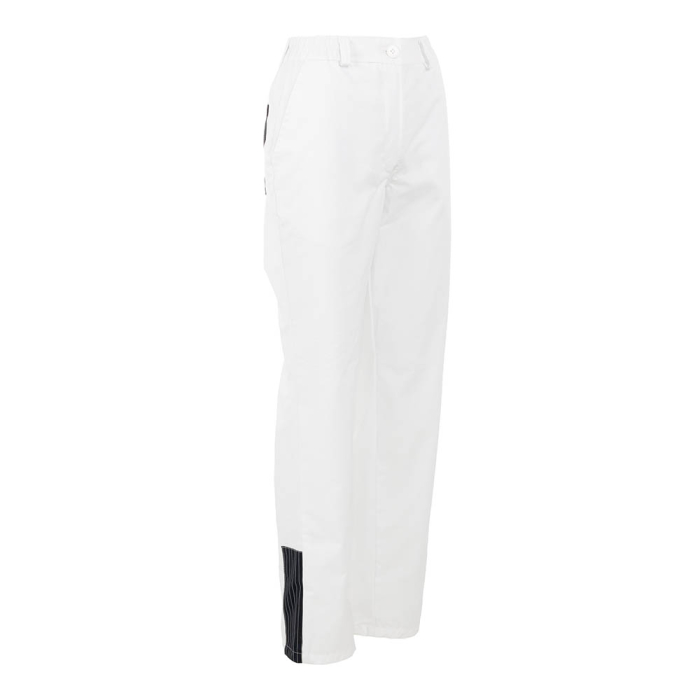 RENANIA ADRIATIC WOMAN G33030, Pantaloni de bucătar de damă albi din bumbac și fibre sintetice [4]
