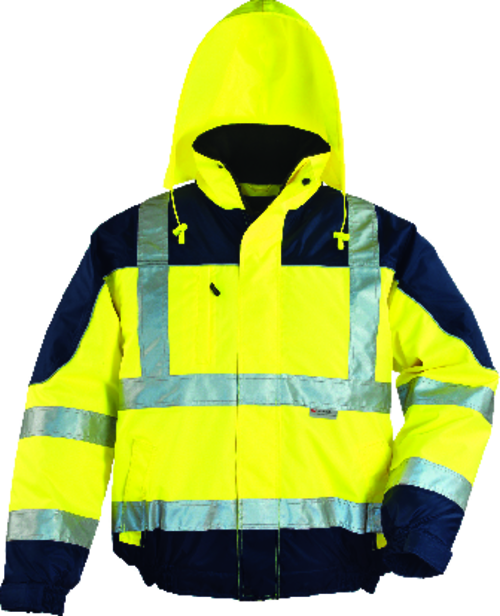 AIRPORT, Jachetă Bomber HI-VIS din poliester Oxford 300D, căptușeală din poliester 160 g/mp [4]