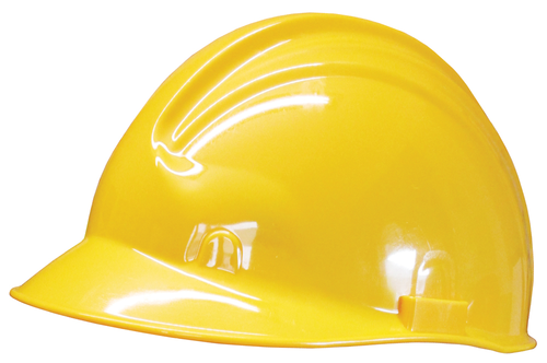 ALBATROS, Cască de protecție electroizolantă 1000V din polietilenă, suspensie cu fixare în 6 puncte, reglare rapidă cu rotiță (Ratchet) [3]