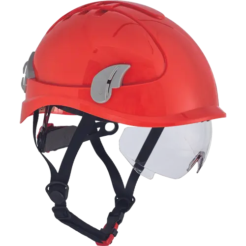 ALPINWORKER WR VENTED, Cască de protecție pentru lucru la înălțime, calotă din policarbonat, suspensie textilă cu fixare în 6 puncte, reglare rapidă cu rotiță (Ratchet) [1]