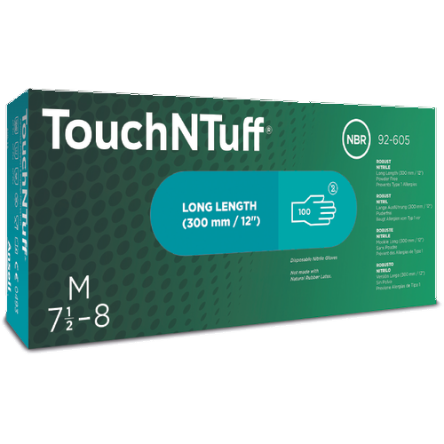 Ansell 92-605 Touch N Tuff - Mănuși nitril 30cm nepudrate [3]
