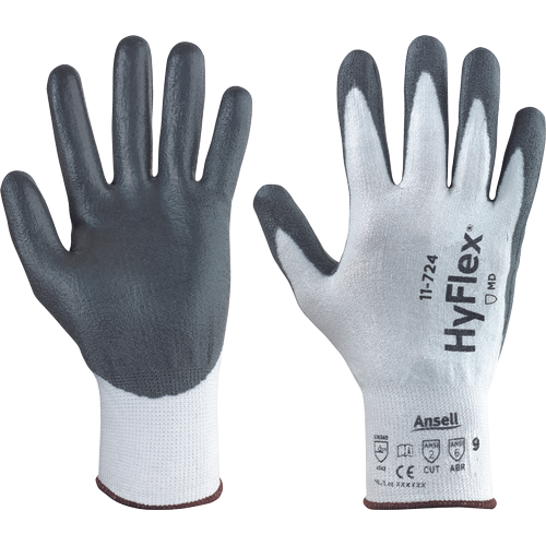ANSELL HYFLEX 11-724, Mănuși de protecție anti-tăiere din fibre rezistente la tăiere, imersate în poliuretan [2]