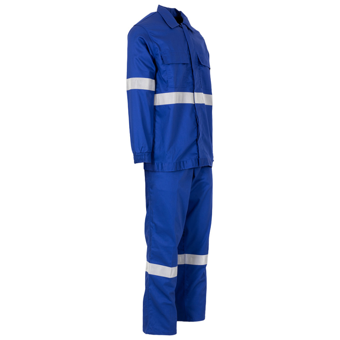 ARCO MULTINORM HIVIS , Costum de protecție multirisc cu elemente HI VIS, ignifug, antistatic (ESD), din bumbac si fibre antistatice, 330 g/mp [5]