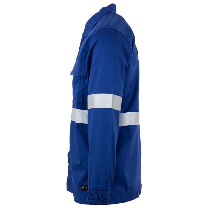 ARCO MULTINORM HIVIS , Costum de protecție multirisc cu elemente HI VIS, ignifug, antistatic (ESD), din bumbac si fibre antistatice, 330 g/mp [8]