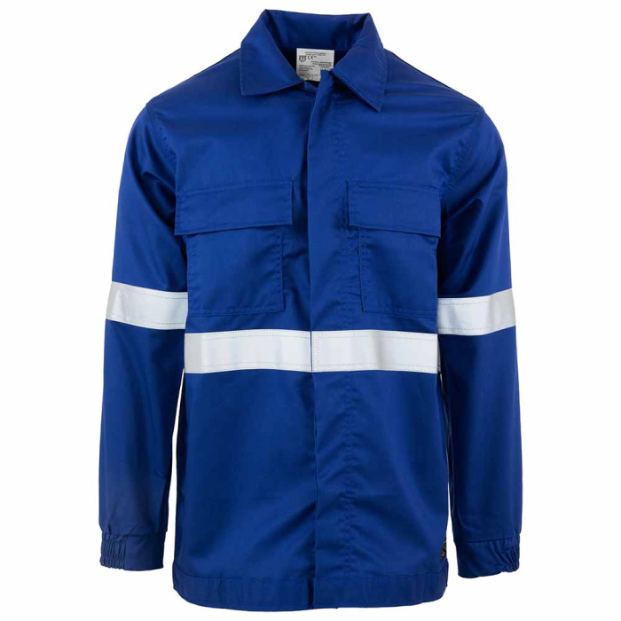 ARCO MULTINORM HIVIS , Costum de protecție multirisc cu elemente HI VIS, ignifug, antistatic (ESD), din bumbac si fibre antistatice, 330 g/mp [6]