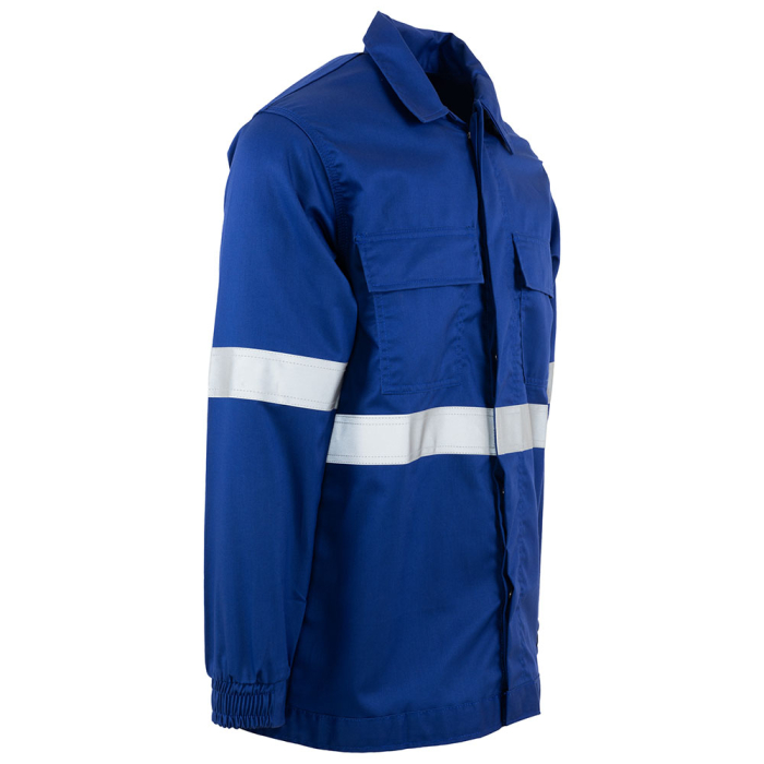 ARCO MULTINORM HIVIS , Costum de protecție multirisc cu elemente HI VIS, ignifug, antistatic (ESD), din bumbac si fibre antistatice, 330 g/mp [9]