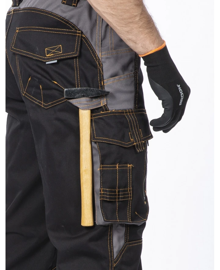 VISION 02, Pantaloni în talie din bumbac și poliester, 260 g/mp [30]