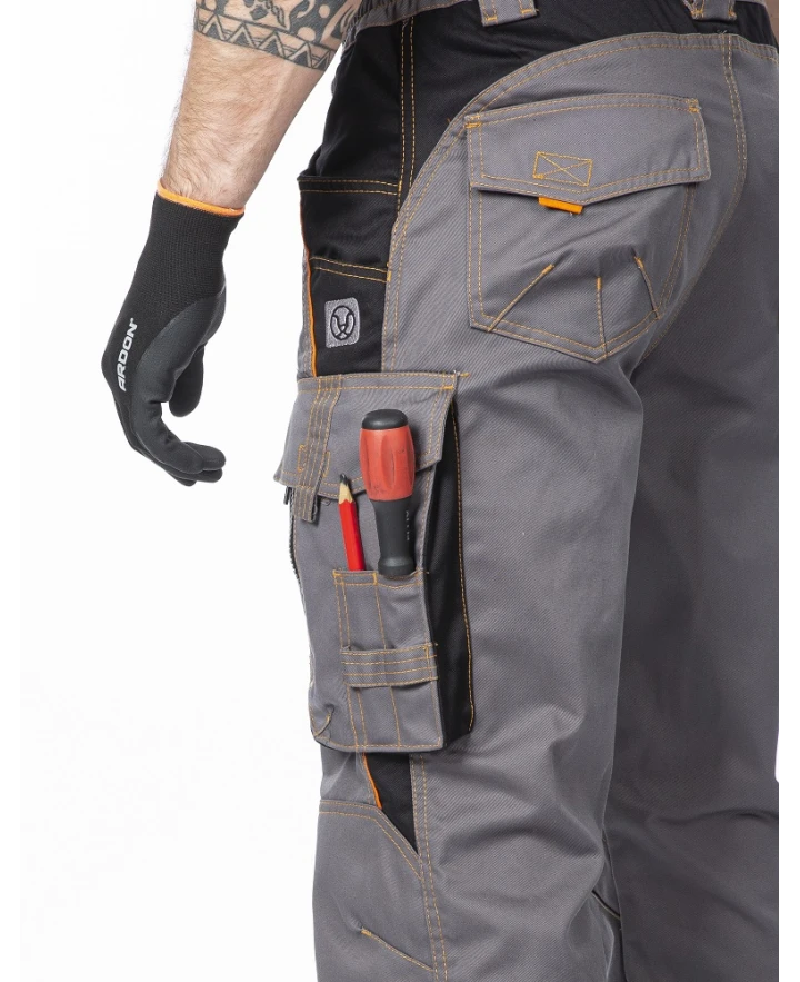 VISION 02, Pantaloni în talie din bumbac și poliester, 260 g/mp [23]