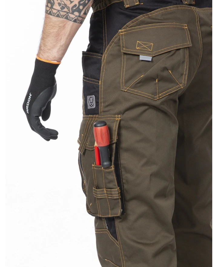 VISION 02, Pantaloni în talie din bumbac și poliester, 260 g/mp [17]