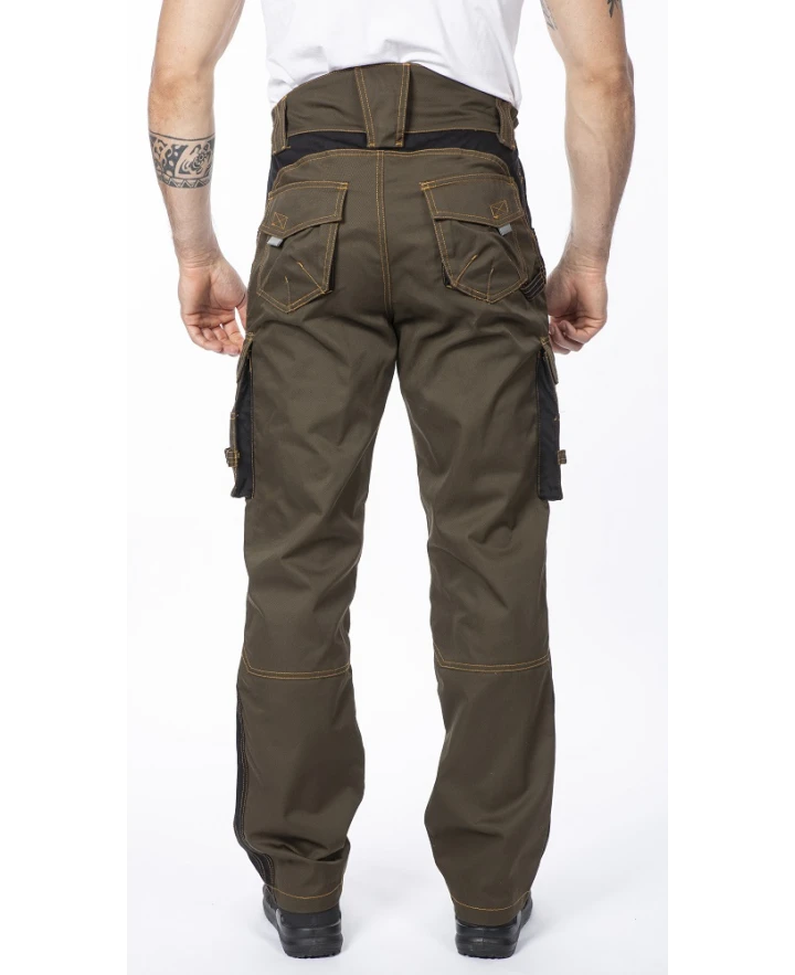VISION 02, Pantaloni în talie din bumbac și poliester, 260 g/mp [19]