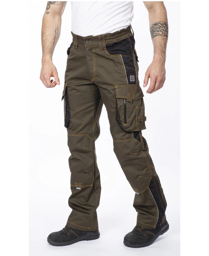 VISION 02, Pantaloni în talie din bumbac și poliester, 260 g/mp [20]