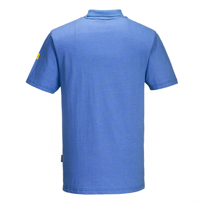 PORTWEST AS21, Tricou polo antistatic (ESD) din bumbac și fibră de carbon, 150 g/mp [2]
