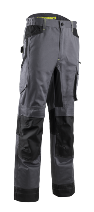 BARU, Pantaloni în talie din twill bumbac-poliester, cu întărituri Oxford și zone elastice, protecție genunchi Type 2, 270 g/mp [1]