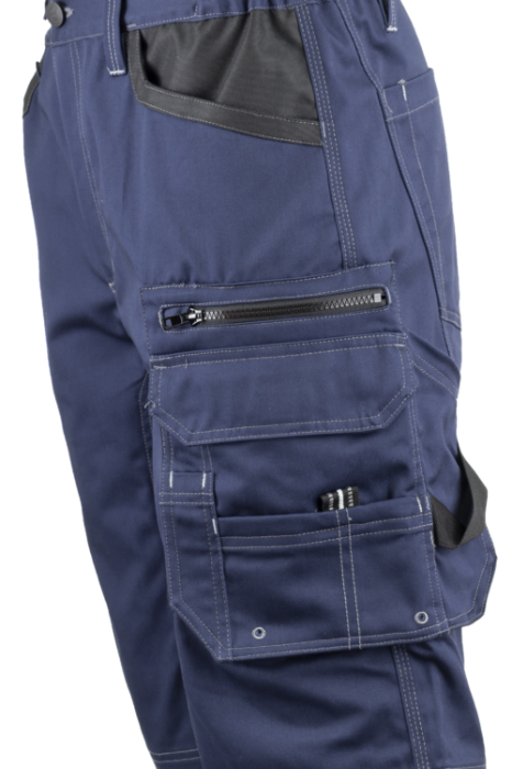 BARVA, Pantaloni scurți tip bermude din twill bumbac-poliester, 270 g/mp, ranforsări Oxford 600D [2]