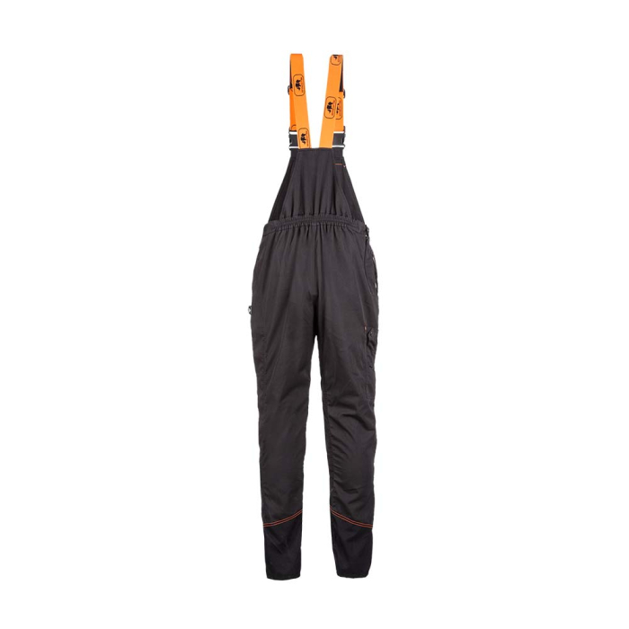 BASEPRO Pantaloni cu pieptar de protecție forestieră din poliester și bumbac [3]