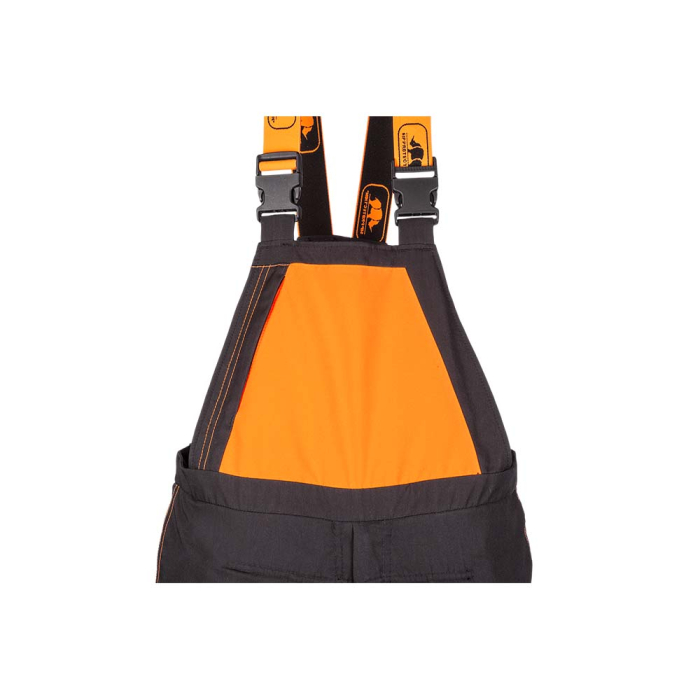BASEPRO Pantaloni cu pieptar de protecție forestieră din poliester și bumbac [5]