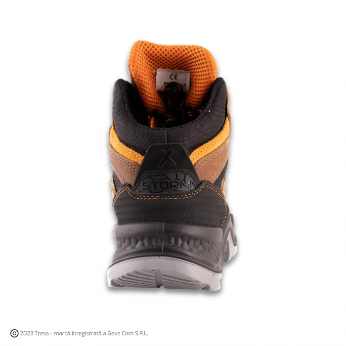 EXENA BORNEO S3, Bocanci de protecție din piele de bovină, bombeu din compozit, lamelă antiperforație, fețe hidrofobizate, talpă SRC [3]