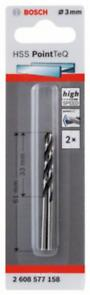 BOSCH, Burghiu elicoidal HSS PointTeQ cu tijă cilindrică, pentru metal, Ø 3-20 mm [4]