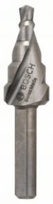 BOSCH, Burghiu în trepte HSS cu tijă triplă plată, pentru metal, Ø 4-6 mm [2]
