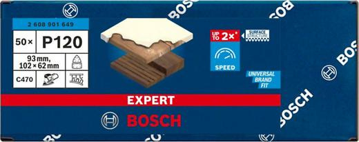 BOSCH EXPERT C470, Hârtie abrazivă cu 11 orificii, pentru șlefuitoare multifuncționale, 93-102 mm [4]