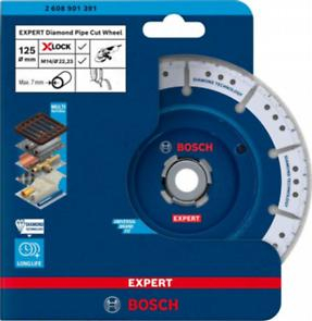 BOSCH EXPERT Diamond Pipe Cut Wheel, Disc de tăiere, pentru polizoare unghiulare mici, X-LOCK, 125 x 2,8 x 22,23 mm [3]