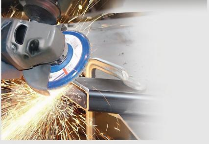 BOSCH EXPERT for Metal, Disc de șlefuire evantai X551, versiunea înclinată pentru polizoare unghiulare mici, Ø 115-125 mm [6]