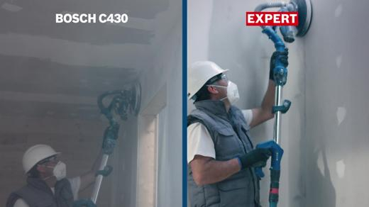 BOSCH EXPERT M480, Plasă de șlefuit, pentru șlefuitoare de plăci de gips-carton, granulație 80-400 [cutie 25 bucăți] [3]