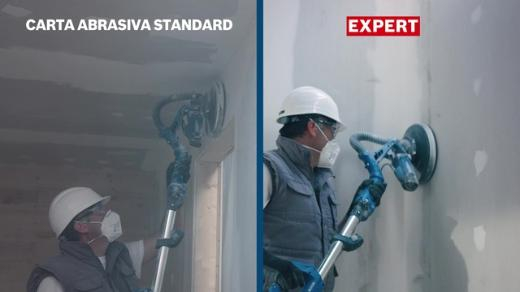 BOSCH EXPERT M480, Plasă de șlefuit, pentru șlefuitoare de plăci de gips-carton, granulație 80-400 [cutie 25 bucăți] [4]