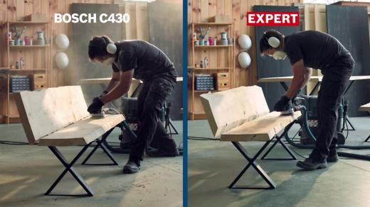 BOSCH EXPERT M480, Plasă de șlefuit, pentru șlefuitoare orbitale cu excentric, Ø 125-150 mm [cutie 50 bucăți] [3]