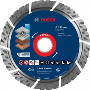 BOSCH EXPERT Multi Material, Disc de tăiere diamantat, pentru polizoare unghiulare mari, Ø 150-230 mm [2]