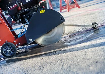 BOSCH PRO Asphalt, Disc de tăiere diamantat, pentru fierăstraie de banc și fierăstraie pe benzină, alezaj 25,4 mm, Ø 350-400 mm [6]
