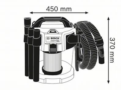 BOSCH PRO GAS 18V-10 L, Aspirator cu acumulator, 18,0 V [4]
