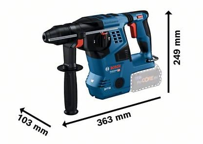 BOSCH PRO GBH 18V-28 C, Ciocan rotopercutor cu acumulator cu SDS plus, 18,0 V [4]