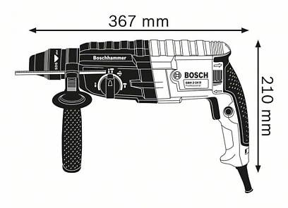 BOSCH PRO GBH 240, Ciocan rotopercutor cu SDS plus, 790 W [5]