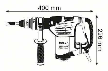 BOSCH PRO GBH 4-32 DFR, Ciocan rotopercutor cu SDS plus, 900 W [5]