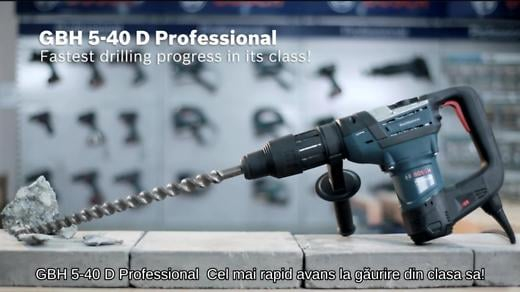 BOSCH PRO GBH 5-40 D, Ciocan rotopercutor cu SDS max, 1.100 W [4]