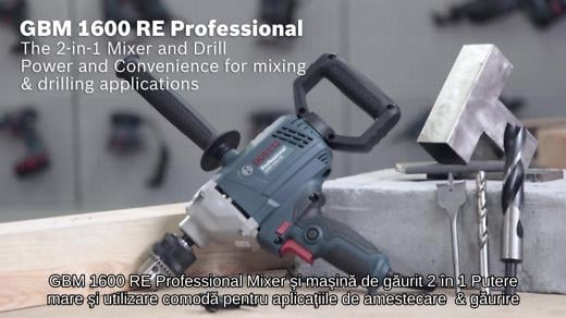 BOSCH PRO GBM 1600 RE, Mașină de găurit, 850 W [4]