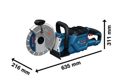 BOSCH PRO GCS 18V-230, Tăiere și șlefuire fără cablu de alimentare, 18,0 V, 230 mm [4]