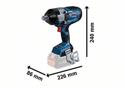 BOSCH PRO GDS 18V-1600 HC, Șurubelniță cu impact cu acumulator, 18,0 V [7]