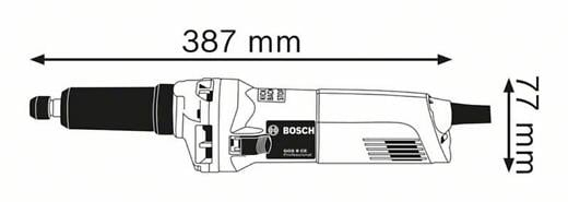 BOSCH PRO GGS 8 CE, Polizor drept, 750 W [4]
